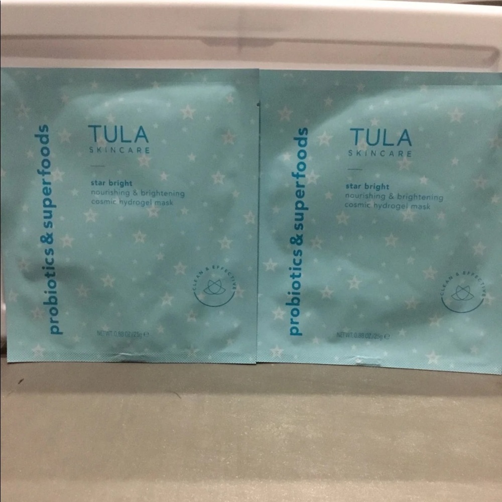 2 Tula Hydrogel Face Masks